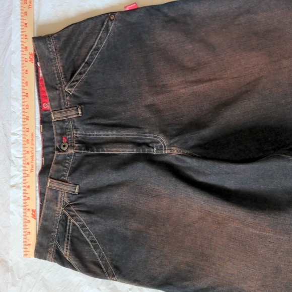 Guess Vintage 90s Y2K Baggy Tapered Leg Jeans Skater Rave Hip Hop 38 X 34 - Picture 5 of 9